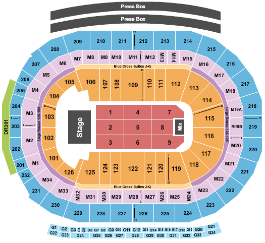 Little Caesars Arena Katt Williams Seating Chart